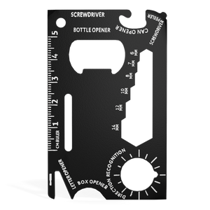 Wallet Tool Card Buy Slim Metal Multitool Card FOSH