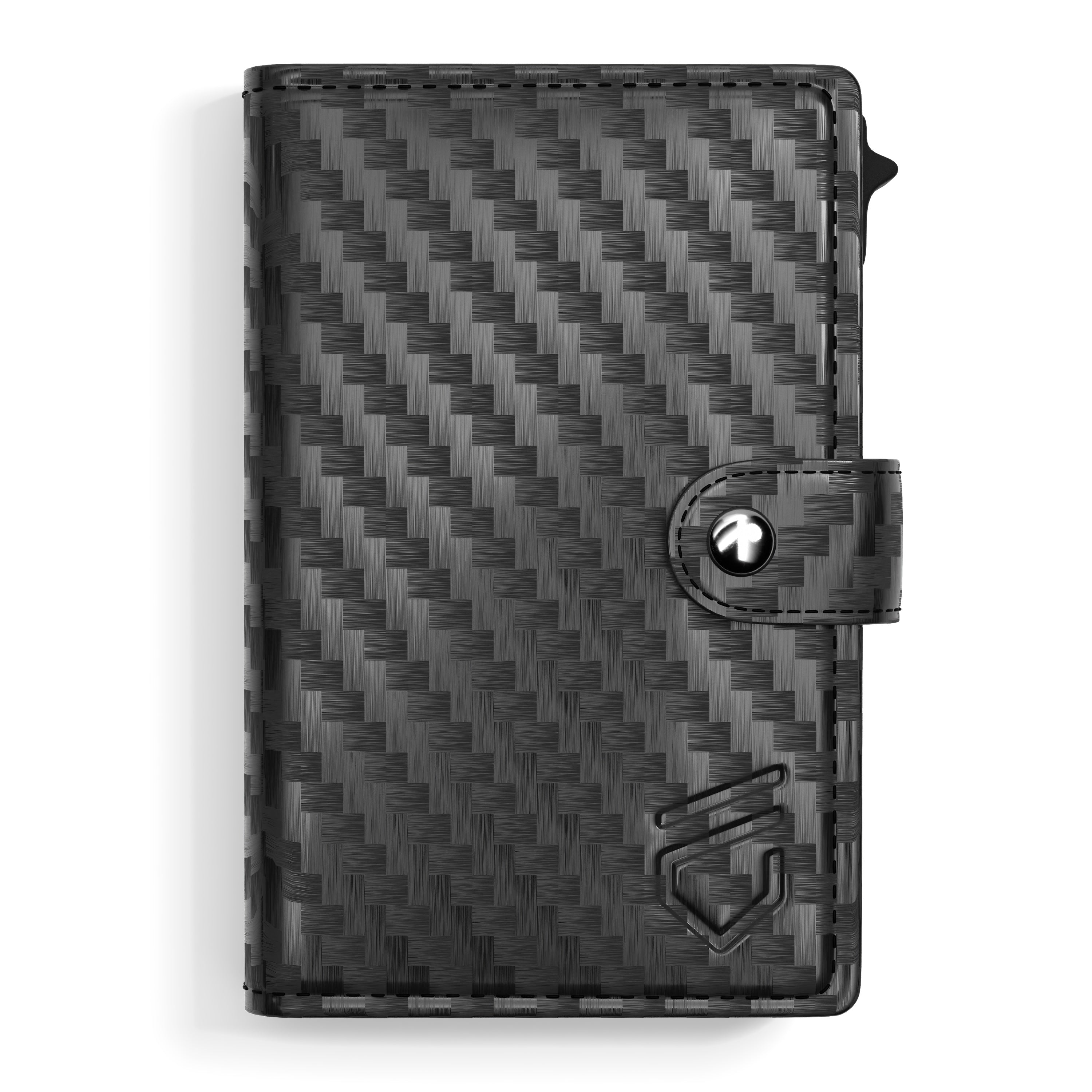 Bonbird RFID Secured Genuine Leather Slim Minimalist Front  Pocket Money Clip Wallet 10 Card Holder - Card Holder